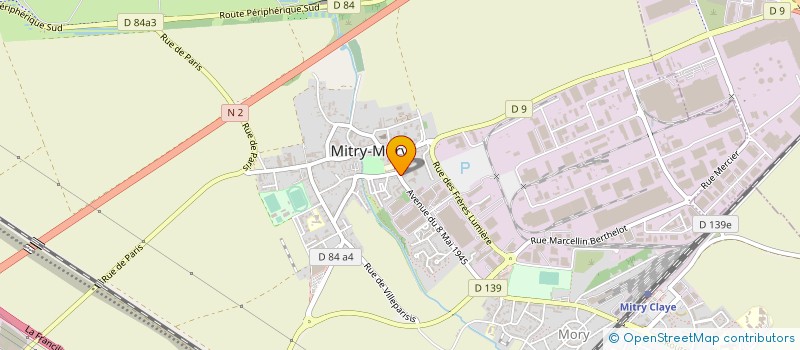 localisation de l'entreprise 898 912 340 à VAUJOURS