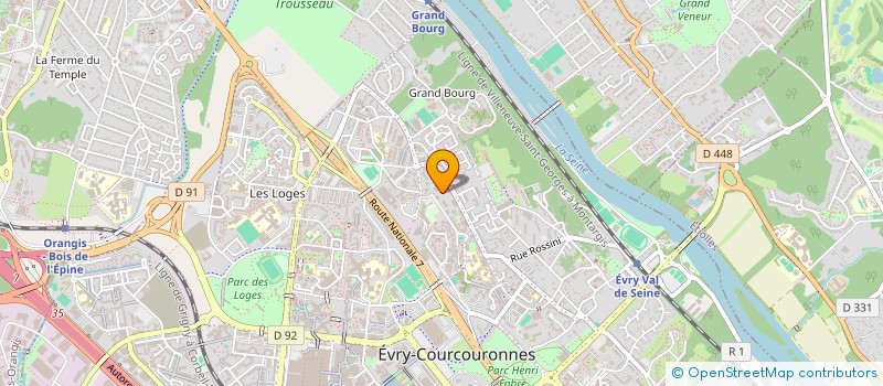 localisation de l'entreprise 898 913 785   EVRY-COURCOURONNES