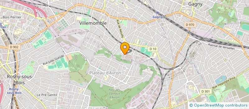 localisation de l'entreprise 898 952 676   VILLEMOMBLE