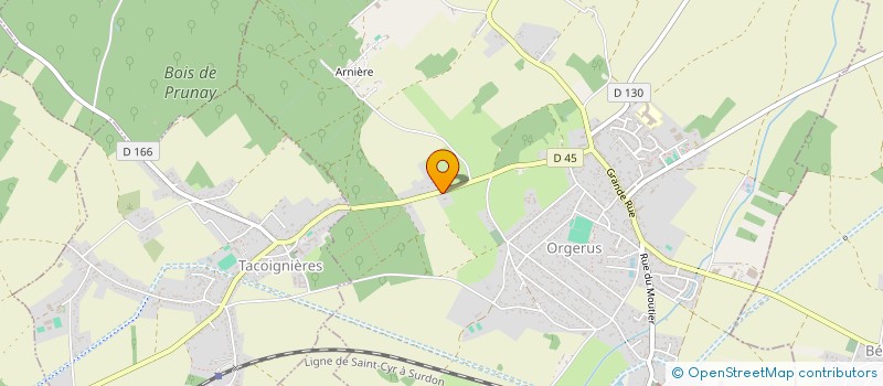 localisation de l'entreprise 898 961 966   ORGERUS