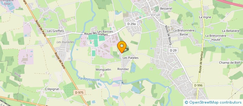 localisation de l'entreprise 898 963 608 à VIRIAT