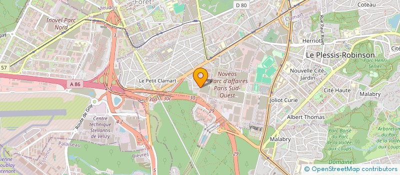 localisation de l'entreprise 898 972 864 à CLAMART