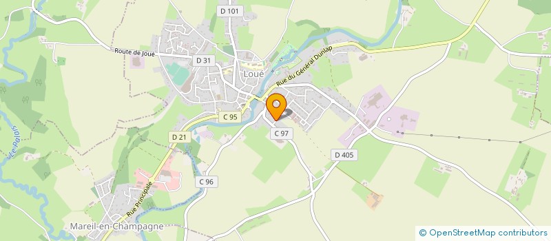 localisation de l'entreprise 898 997 259   LOUE