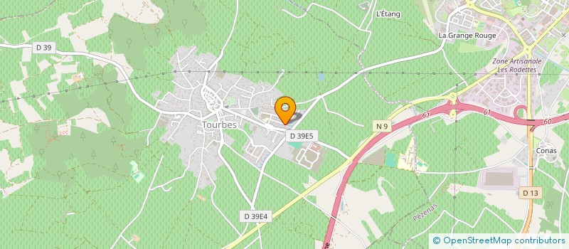 localisation de l'entreprise 899 005 375   TOURBES