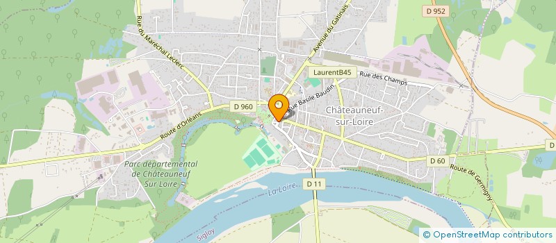 localisation de l'entreprise 899 016 596   CHATEAUNEUF-SUR-LOIRE