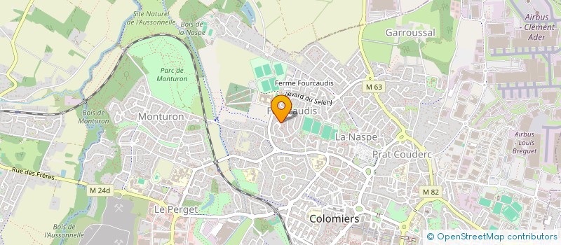localisation de l'entreprise 899 017 784   COLOMIERS
