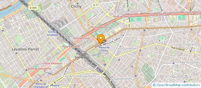 localisation de l'entreprise 899 037 410 à SAINT-OUEN-SUR-SEINE