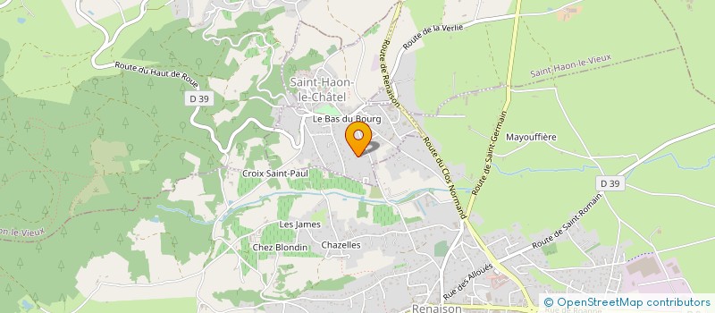 localisation de l'entreprise 899 038 236   SAINT-HAON-LE-CHATEL