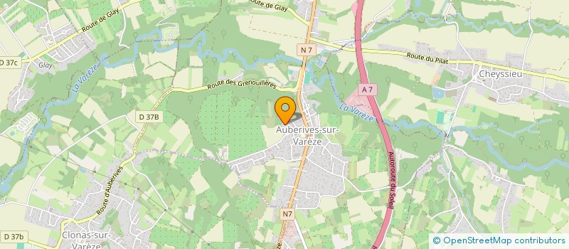 localisation de l'entreprise 899 054 498   AUBERIVES-SUR-VAREZE