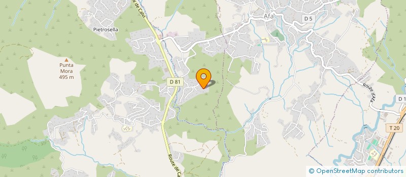 localisation de l'entreprise 899 065 452 à SARROLA-CARCOPINO