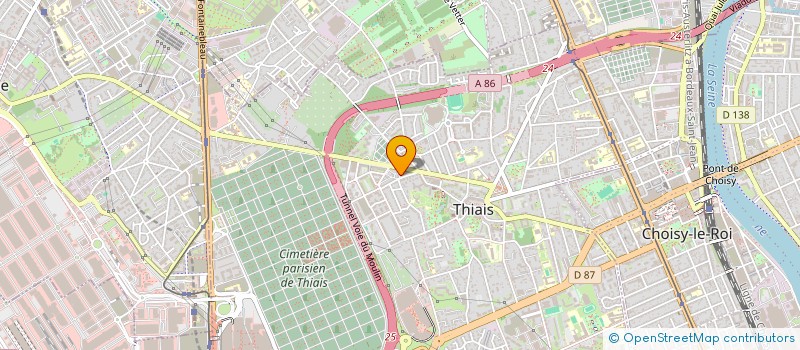 localisation de l'entreprise 899 068 779   THIAIS