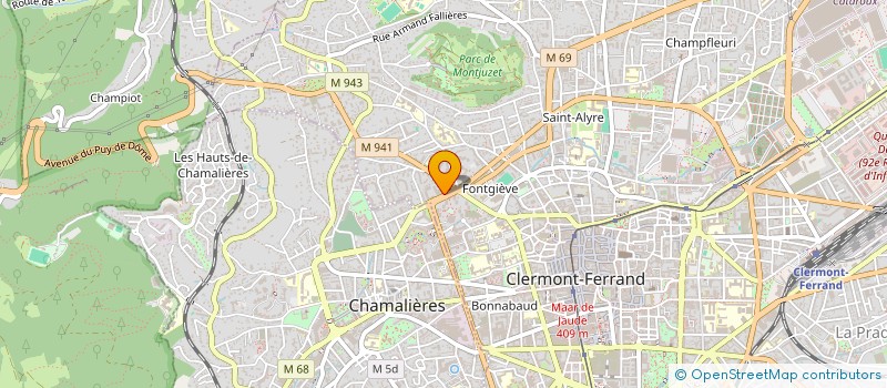 localisation de l'entreprise 899 125 256   CLERMONT-FERRAND