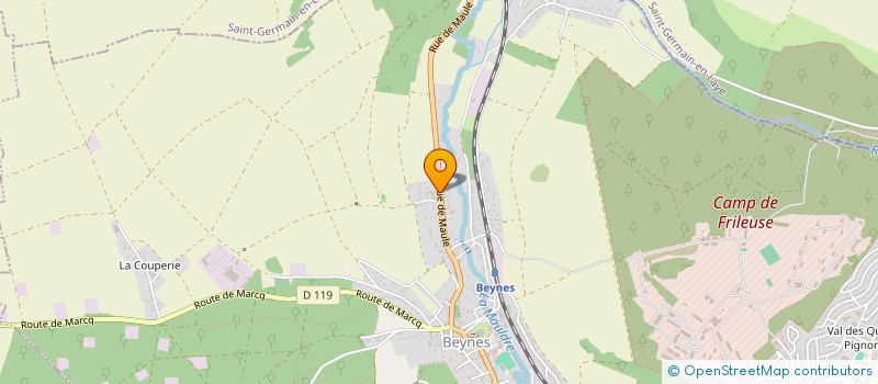 localisation de l'entreprise 899 128 037   BEYNES