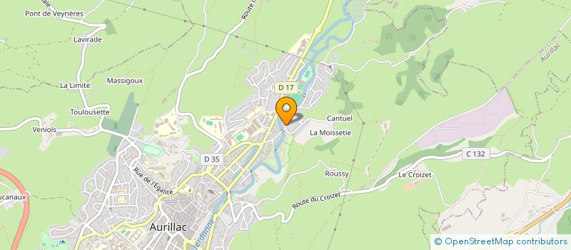 localisation de l'entreprise 899 133 045  à AURILLAC