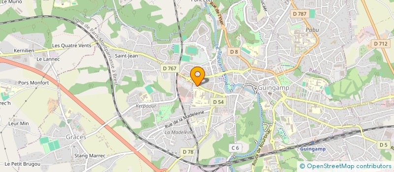 localisation de l'entreprise 899 134 332   GUINGAMP