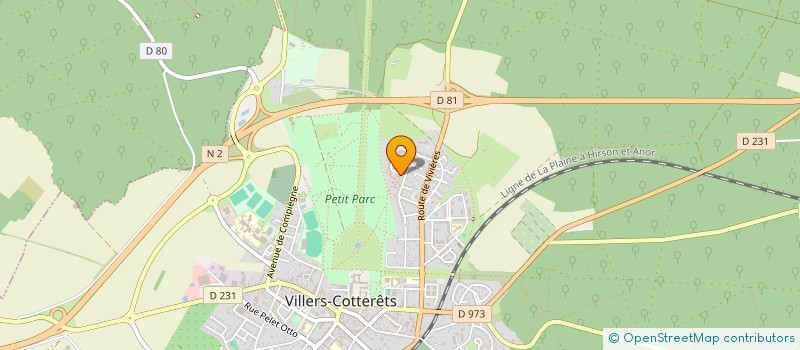 localisation de l'entreprise 899 153 779   VILLERS-COTTERETS