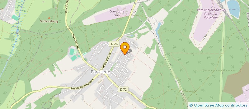 localisation de l'entreprise 899 161 707   PORCELETTE