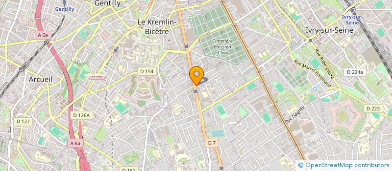 localisation de l'entreprise 899 165 849   VILLEJUIF