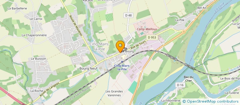 localisation de l'entreprise 899 176 333   LANGEAIS