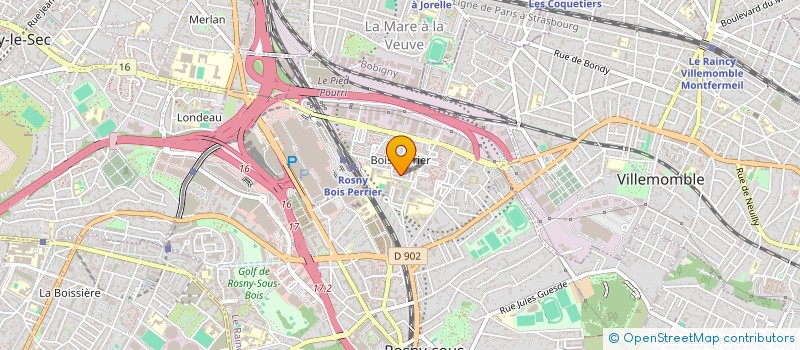 localisation de l'entreprise 899 182 562  à ROSNY-SOUS-BOIS