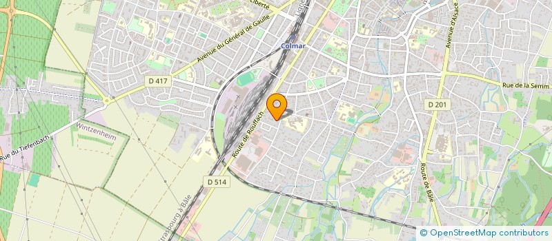 localisation de l'entreprise 899 184 832   COLMAR