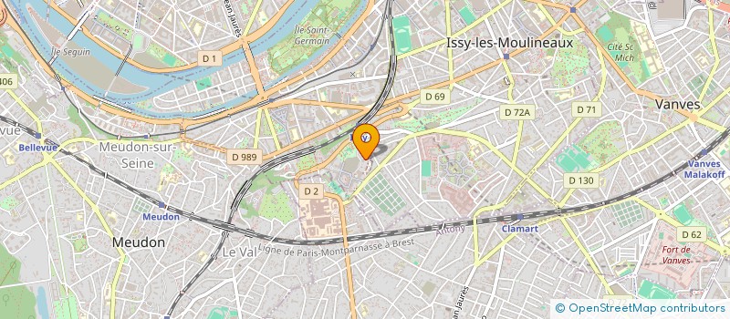localisation de l'entreprise 899 186 589 à ISSY-LES-MOULINEAUX