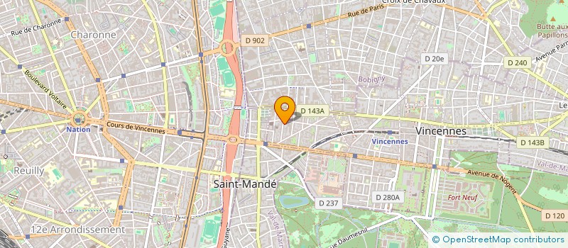 localisation de l'entreprise 899 189 773  à VINCENNES