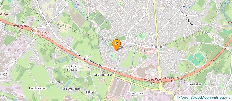 localisation de l'entreprise 899 192 264 à REZE