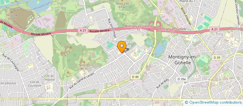 localisation de l'entreprise 899 210 306   FOUQUIERES-LES-LENS