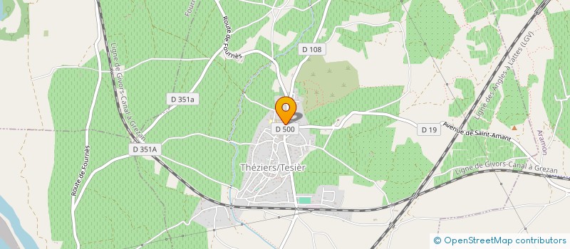 localisation de l'entreprise 899 216 402   THEZIERS