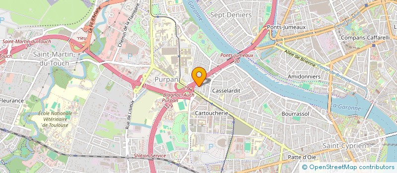localisation de l'entreprise 899 280 101 à TOULOUSE