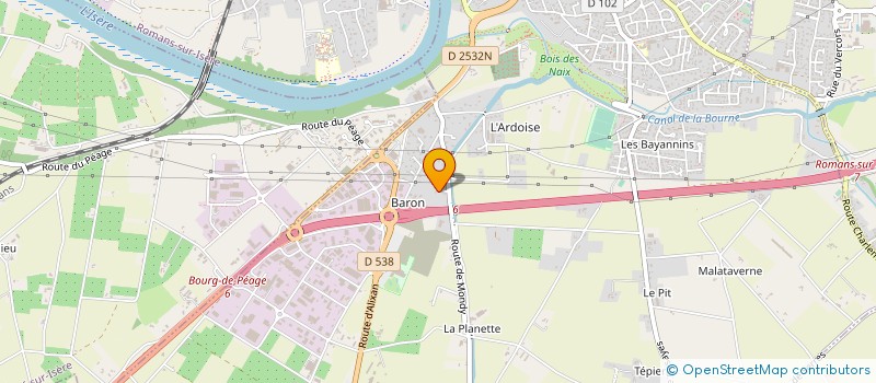 localisation de l'entreprise 899 301 469   BOURG-DE-PEAGE