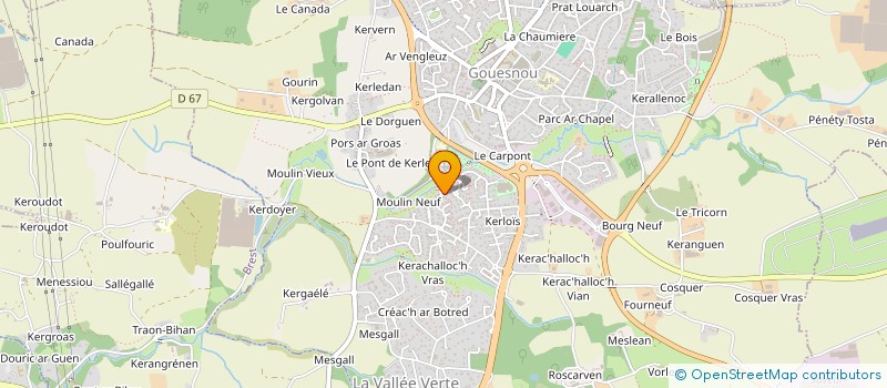 localisation de l'entreprise 899 301 675  à BREST