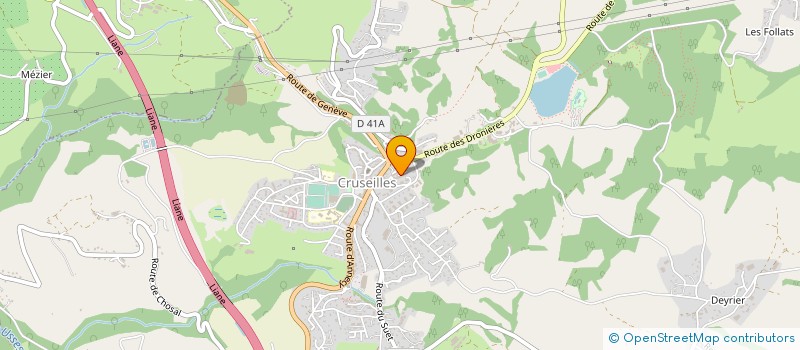 localisation de l'entreprise 899 311 781   CRUSEILLES