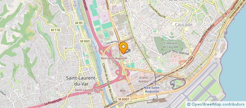 localisation de l'entreprise 899 313 498 à NICE