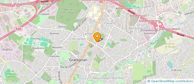 localisation de l'entreprise 899 343 222 à GRADIGNAN