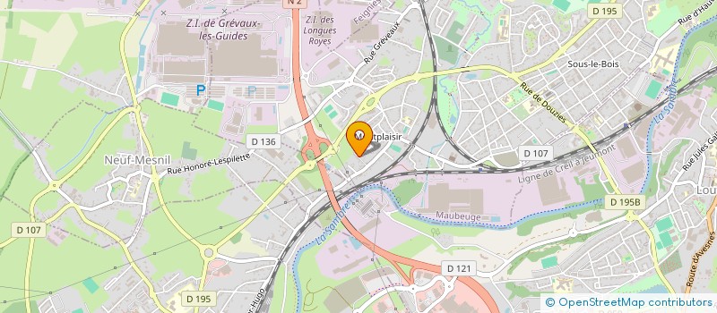 localisation de l'entreprise 899 345 680   MAUBEUGE