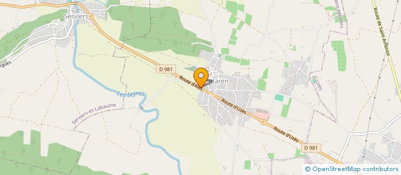 localisation de l'entreprise 899 375 380 à SERVIERS-ET-LABAUME