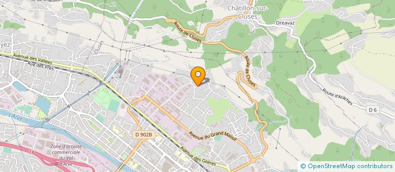 localisation de l'entreprise 899 395 644   CLUSES