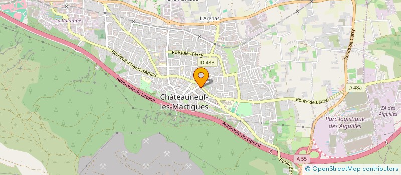 localisation de l'entreprise 899 396 816   CHATEAUNEUF-LES-MARTIGUES