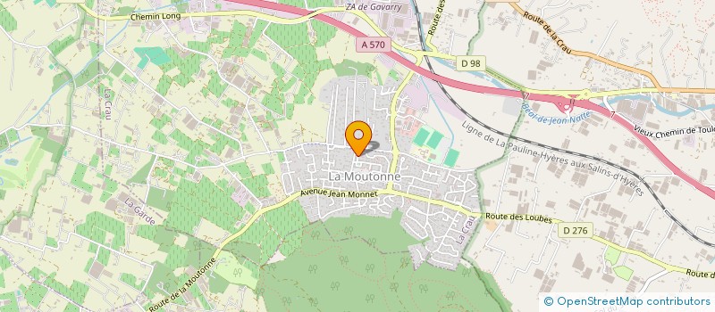 localisation de l'entreprise 899 398 242   LA CRAU