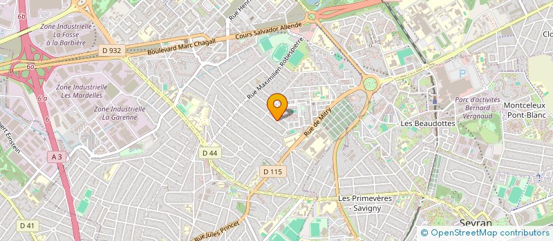 localisation de l'entreprise 899 401 590 à AULNAY SOUS BOIS