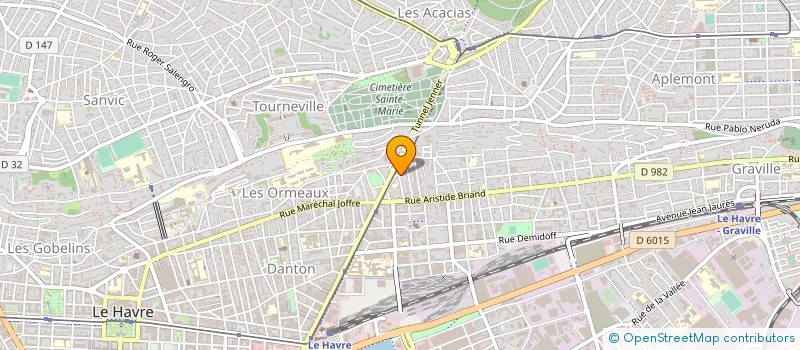 localisation de l'entreprise 899 410 625  à LE HAVRE