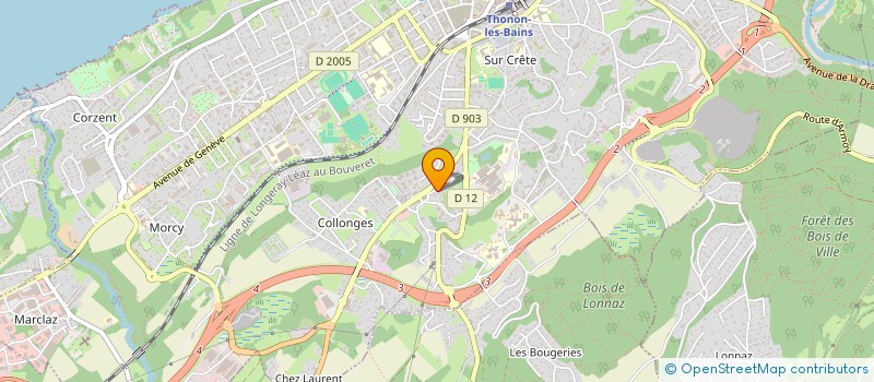 localisation de l'entreprise 899 434 484  à THONON-LES-BAINS