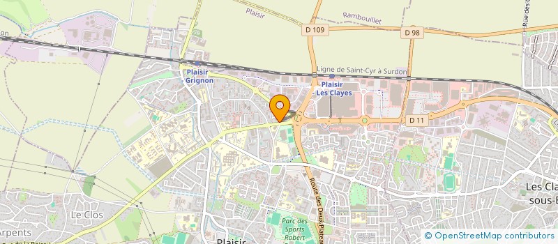 localisation de l'entreprise 899 446 793   PLAISIR