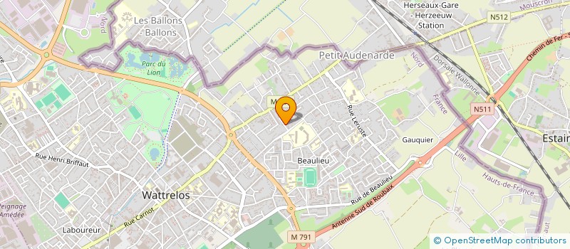 localisation de l'entreprise 899 460 489   WATTRELOS