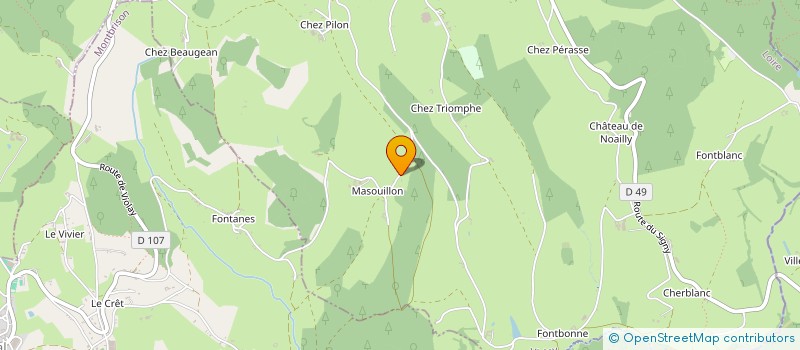 localisation de l'entreprise 899 467 377   MONTCHAL