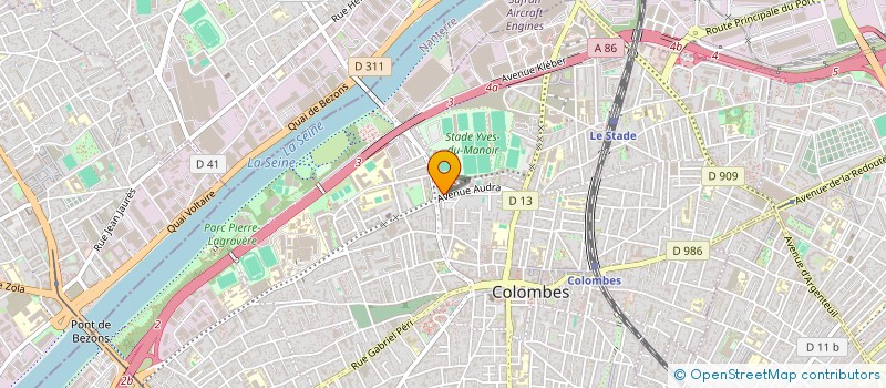 localisation de l'entreprise 899 470 694   COLOMBES