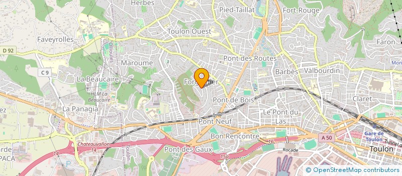 localisation de l'entreprise 899 480 610 à TOULON