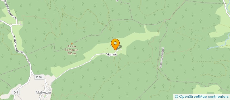 localisation de l'entreprise 899 483 473   MALVEZIE